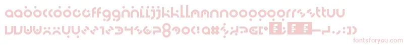Dotlirium Font – Pink Fonts on White Background