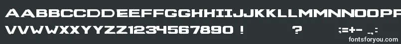 フォントDeadspacetitlefont – 白い文字