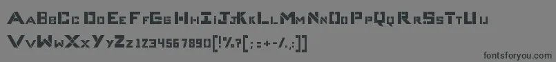 CompliceBold Font – Black Fonts on Gray Background