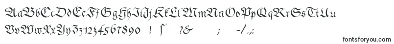 Gingkofraktur-Schriftart – Schriftarten, die mit G beginnen