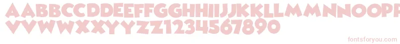 WickedMouseDemo-Schriftart – Rosa Schriften auf weißem Hintergrund