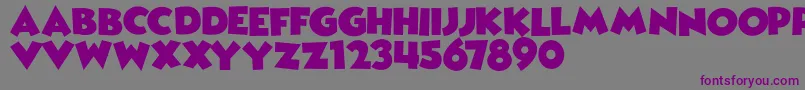 WickedMouseDemo Font – Purple Fonts on Gray Background