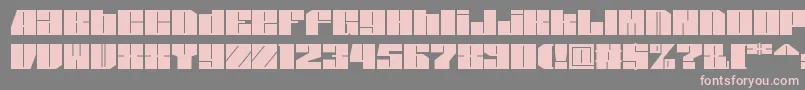 Spsl1sq2 Font – Pink Fonts on Gray Background