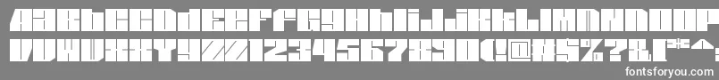 Spsl1sq2 Font – White Fonts on Gray Background