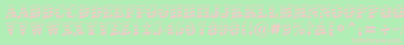 ASignboardtitulgrdup Font – Pink Fonts on Green Background