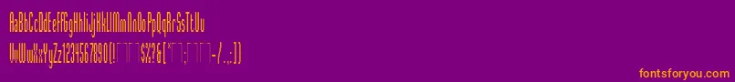 fuente DigitekPlain – Fuentes Naranjas Sobre Fondo Morado
