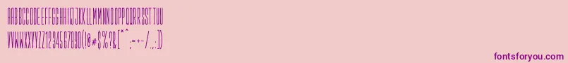 Salopiotsans Font – Purple Fonts on Pink Background