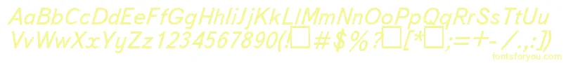 UkBukvarnayaItalic Font – Yellow Fonts