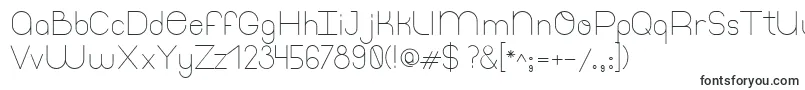ThinfontThin-fontti – Fontit Microsoft Wordille