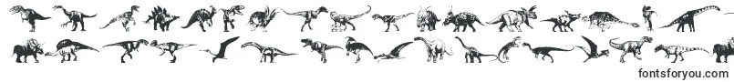 Fonte Dinosaurs – fontes Helvetica