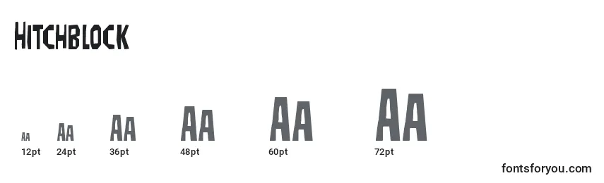 Hitchblock Font Sizes