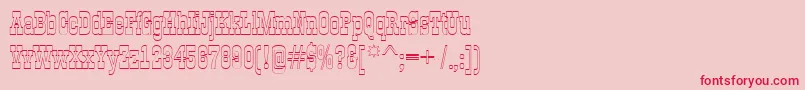 AGildiaotl Font – Red Fonts on Pink Background