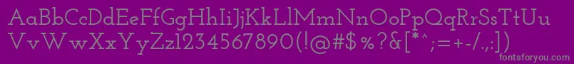 Weitere Informationen zur JosefinSlabSemibold-Schriftart JosefinSlabSemibold-Schriftart – Graue Schriften auf violettem Hintergrund