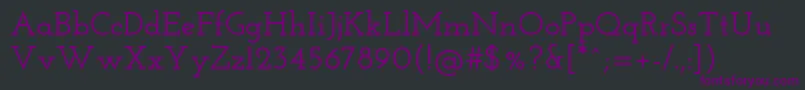 JosefinSlabSemibold Font – Purple Fonts on Black Background