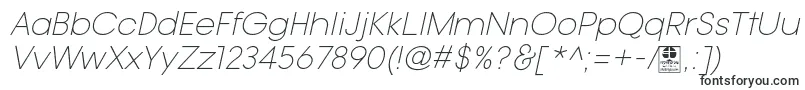 TypoGotikaLightItalicDemo-Schriftart – Schriften für Microsoft Office