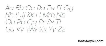 Обзор шрифта TypoGotikaLightItalicDemo