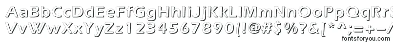 Шрифт Everestshadowc – рельефные шрифты