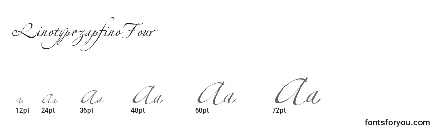 Размеры шрифта LinotypezapfinoFour