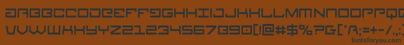 Шрифт Legioncond – чёрные шрифты на коричневом фоне