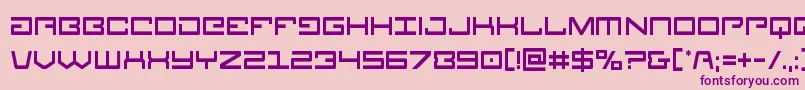 Legioncond Font – Purple Fonts on Pink Background