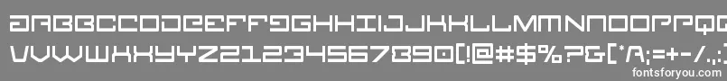 Legioncond Font – White Fonts on Gray Background