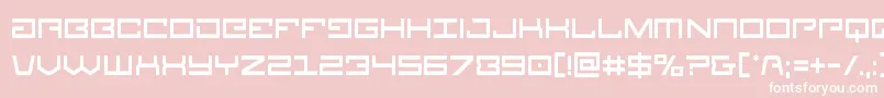 Legioncond Font – White Fonts on Pink Background