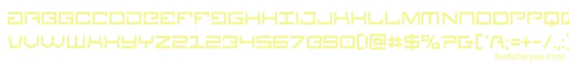 Шрифт Legioncond – жёлтые шрифты