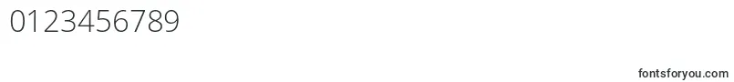 Шрифт OpenSansLight – шрифты для цифр и чисел