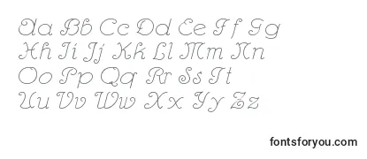 Обзор шрифта Rhumbascriptnf
