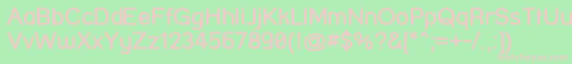 StreetCornerBold Font – Pink Fonts on Green Background