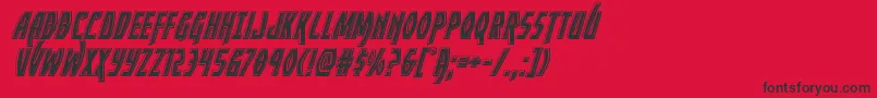 Więcej informacji o czcionce Yankeeclipperbevelital Czcionka Yankeeclipperbevelital – czarne czcionki na czerwonym tle