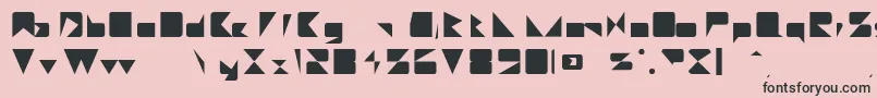 MajorieRegular Font – Black Fonts on Pink Background