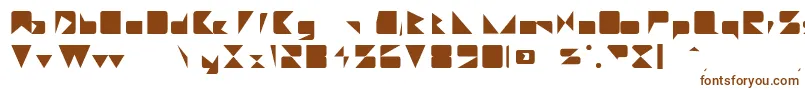 Шрифт MajorieRegular – коричневые шрифты на белом фоне