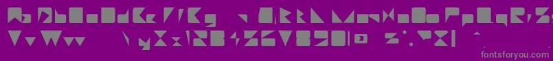 MajorieRegular-Schriftart – Graue Schriften auf violettem Hintergrund