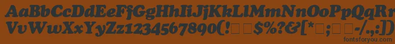 Подробнее о шрифте CooperBlackItalic Шрифт CooperBlackItalic – чёрные шрифты на коричневом фоне
