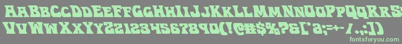 Hippocketleft Font – Green Fonts on Gray Background