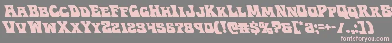 Hippocketleft Font – Pink Fonts on Gray Background