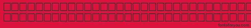 NantunRegular-Schriftart – Schwarze Schriften auf rotem Hintergrund