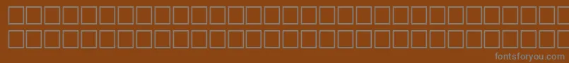 Шрифт NantunRegular – серые шрифты на коричневом фоне