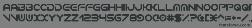 VerminVibes2EdmXtc Font – Black Fonts on Gray Background