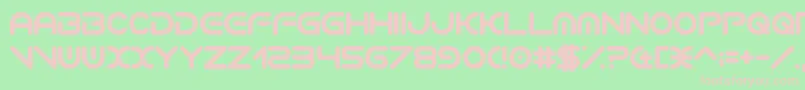 VerminVibes2EdmXtc Font – Pink Fonts on Green Background