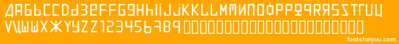 UralThi Font – White Fonts on Orange Background