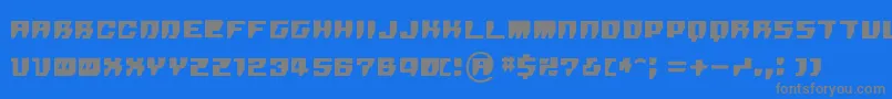 Więcej informacji o czcionce Rpg Czcionka Rpg – szare czcionki na niebieskim tle