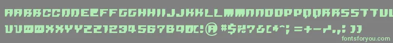 Rpg Font – Green Fonts on Gray Background