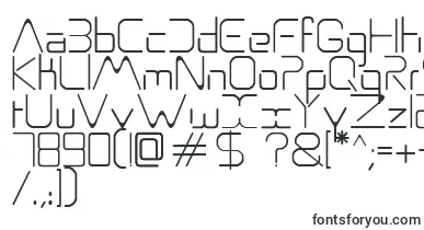 Aso font – techno Fonts