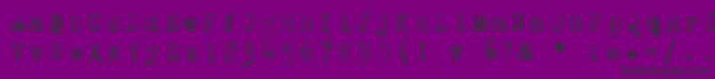 fuente 1942 – Fuentes Negras Sobre Fondo Morado