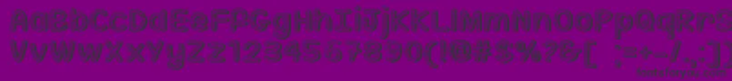 SippinOnSunshineOtf Font – Black Fonts on Purple Background