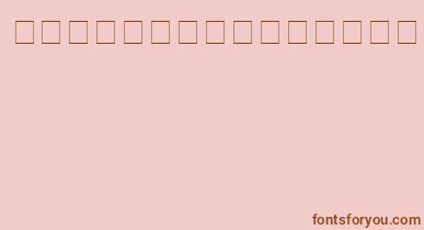 Ac3Bemine font – Brown Fonts On Pink Background