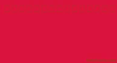 Ac3Bemine font – Brown Fonts On Red Background