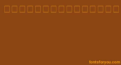 Ac3Bemine font – Orange Fonts On Brown Background